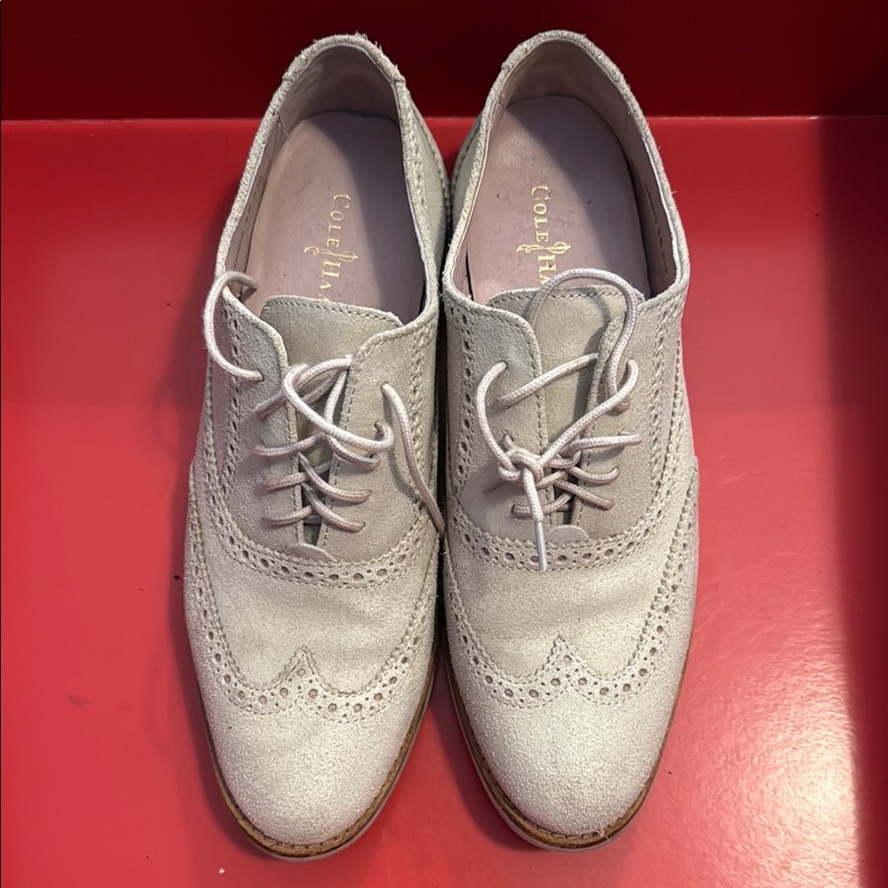Cole Haan Gray Wingtip Brogues